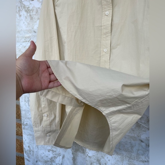 Solid & striped tan boyfriend size XL tan long sleeve shirt - Picture 4 of 11